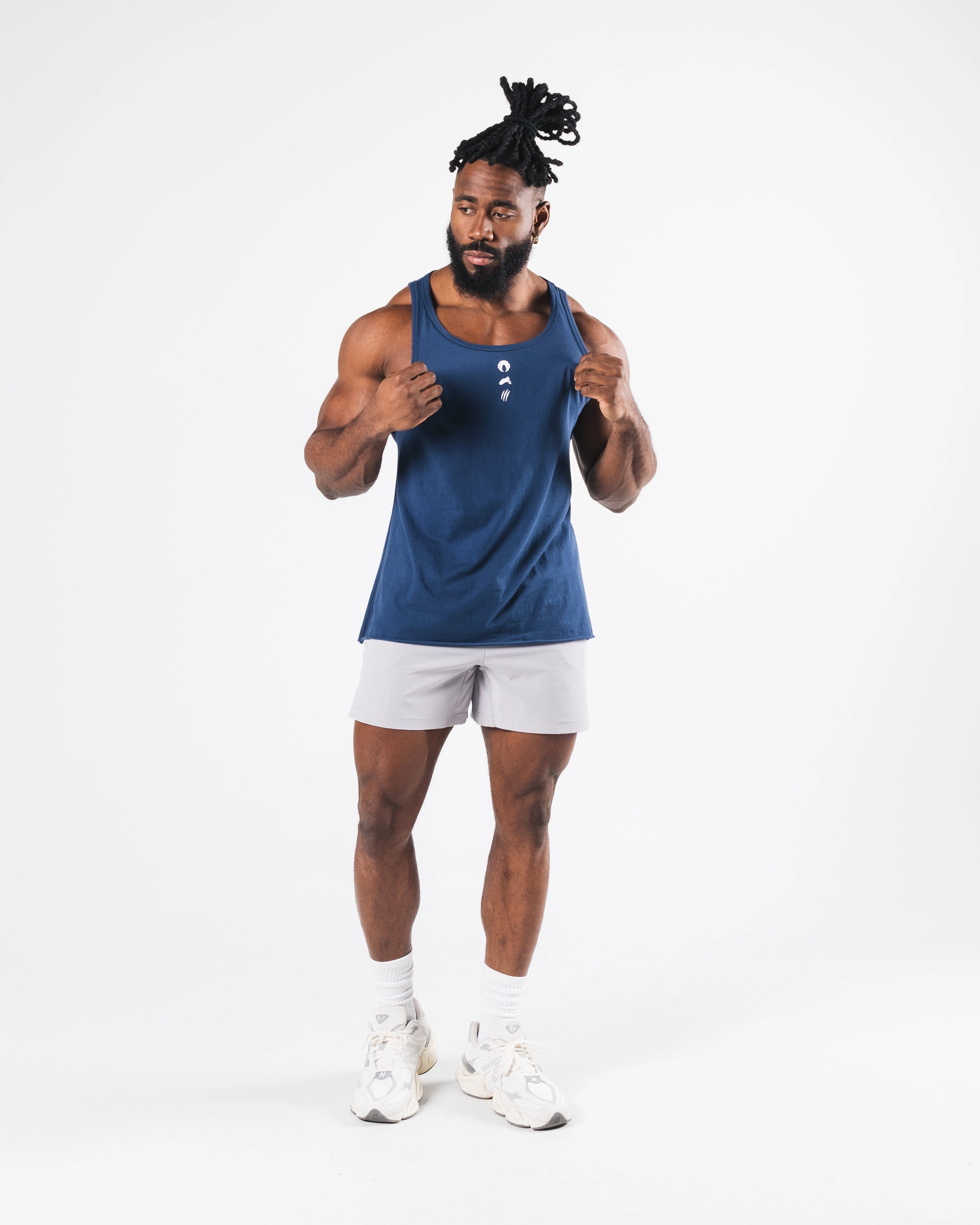 Three Pillar Tank - Denim