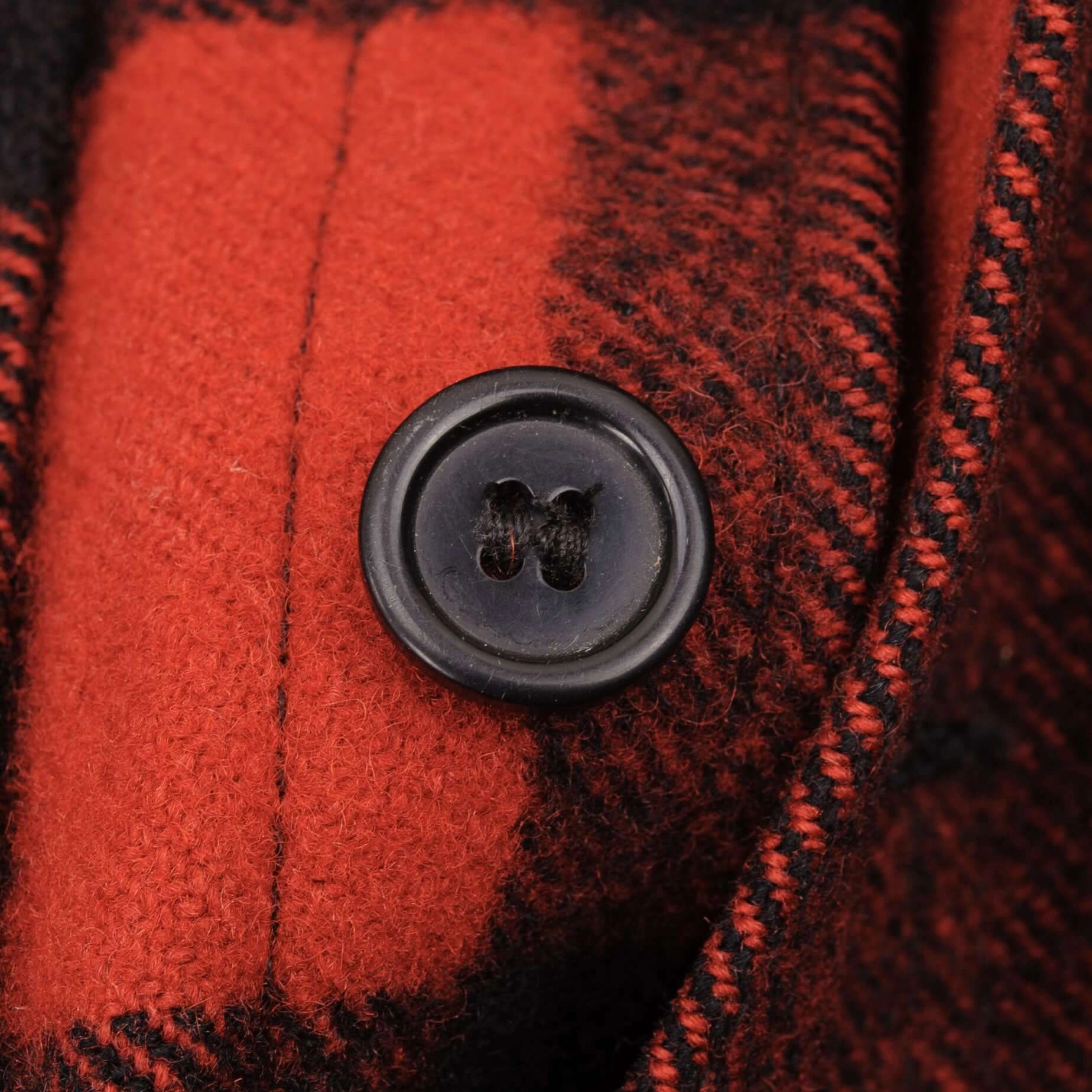 VINTAGE CC FILSON WOOL MACKINAW CRUISER PLAID STYLE 110 SZE XL 1990S MADE IN USA