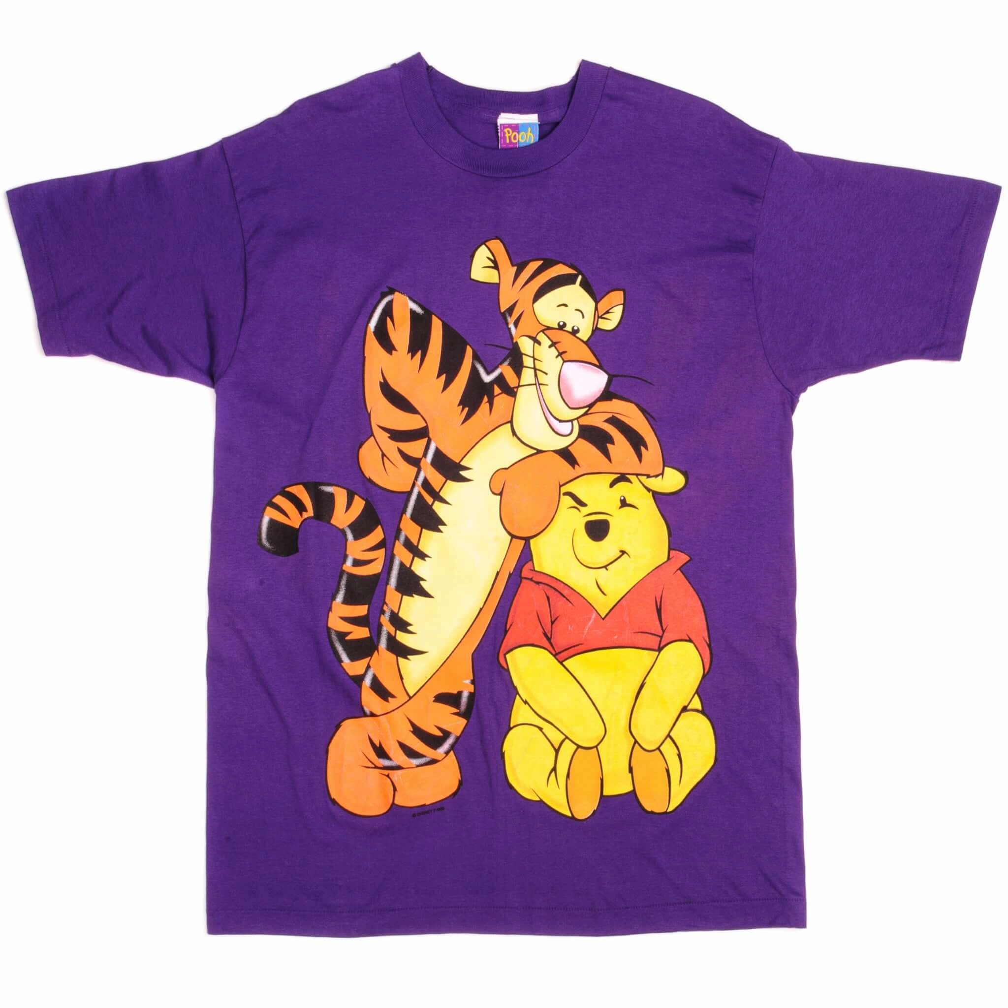 VINTAGE DISNEY WINNIE THE POOH AND TIGGERS TEE SHIRT 90s SIZE LARGE DEADSTOCK