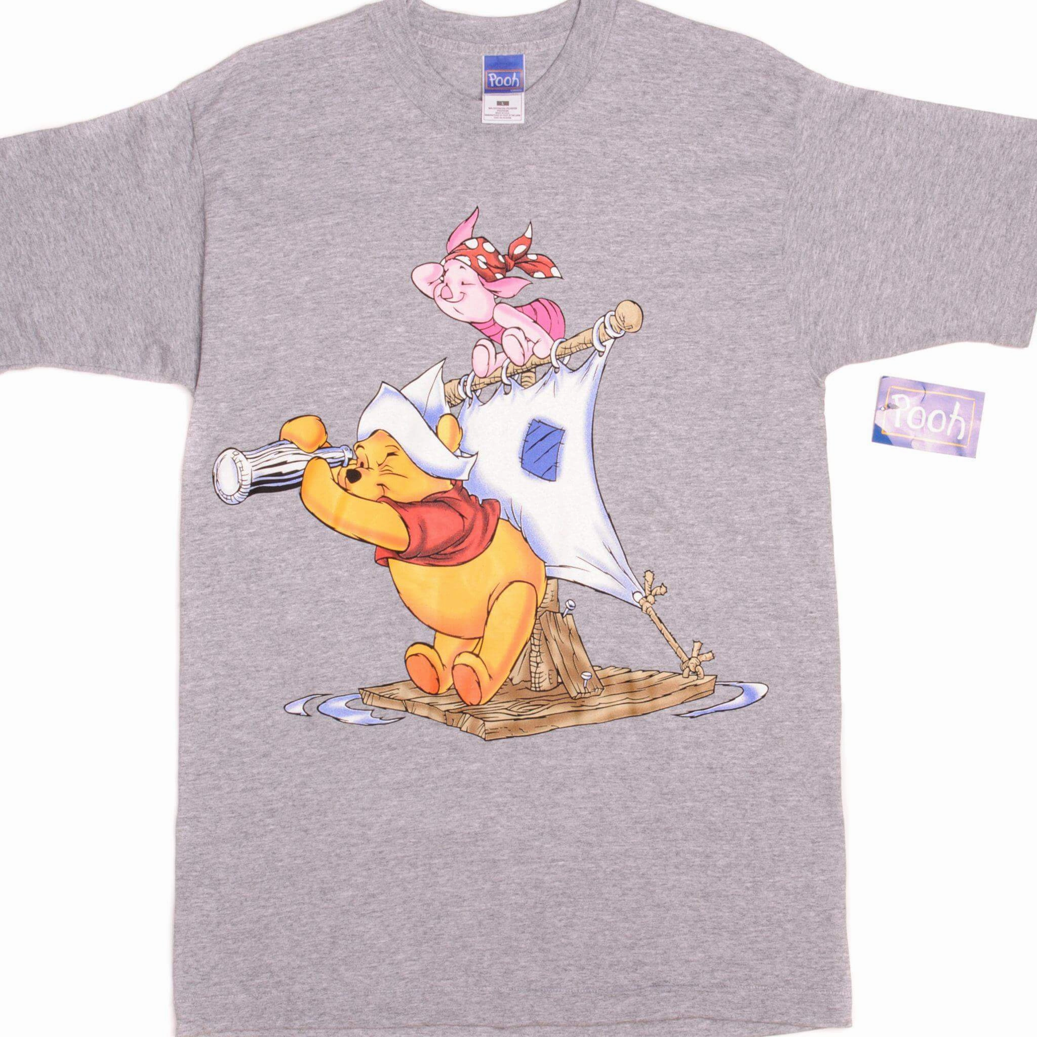 VINTAGE DISNEY WINNIE THE POOH TEE SHIRT 90s SIZE LARGE MADE IN USA DEADSTOCK