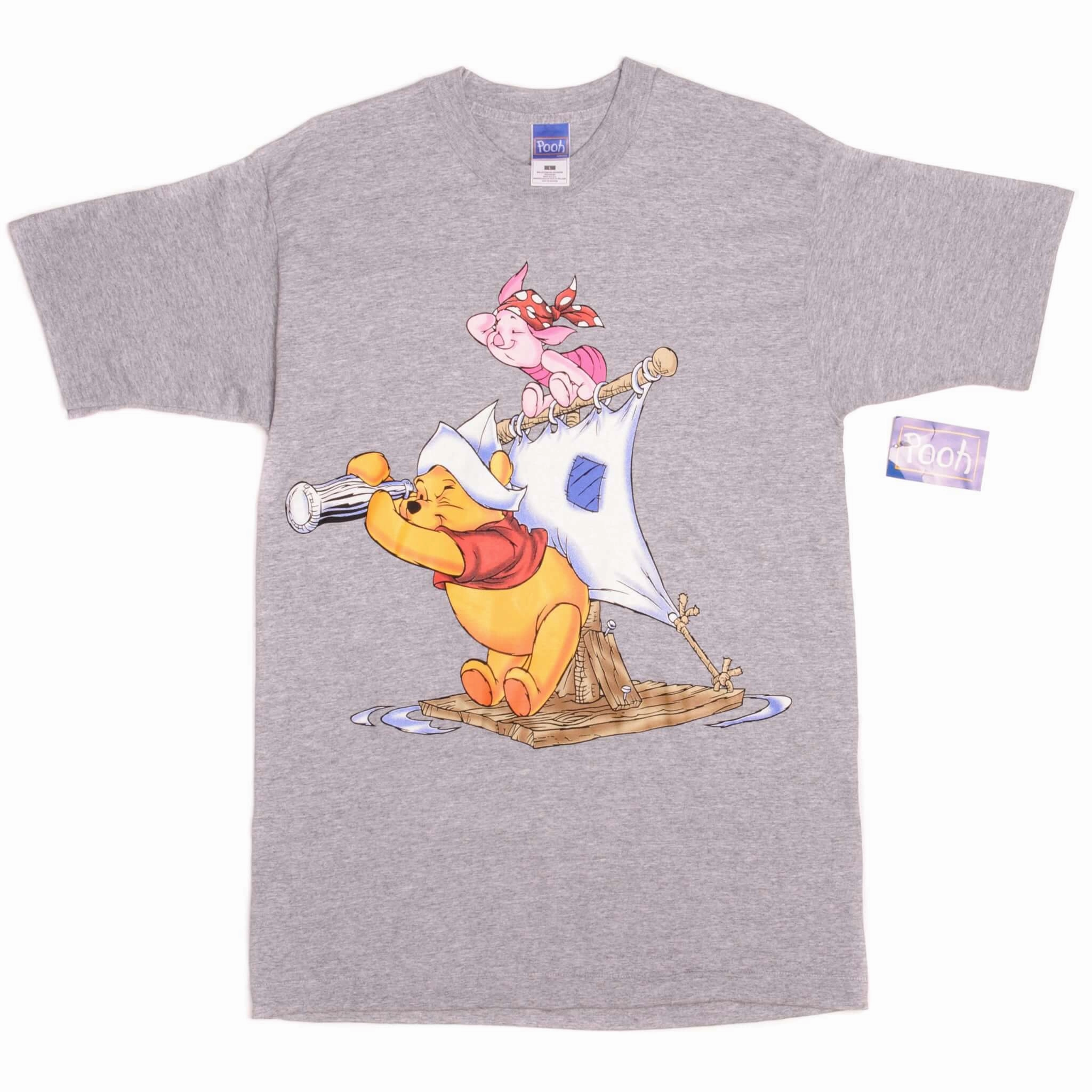 VINTAGE DISNEY WINNIE THE POOH TEE SHIRT 90s SIZE LARGE MADE IN USA DEADSTOCK