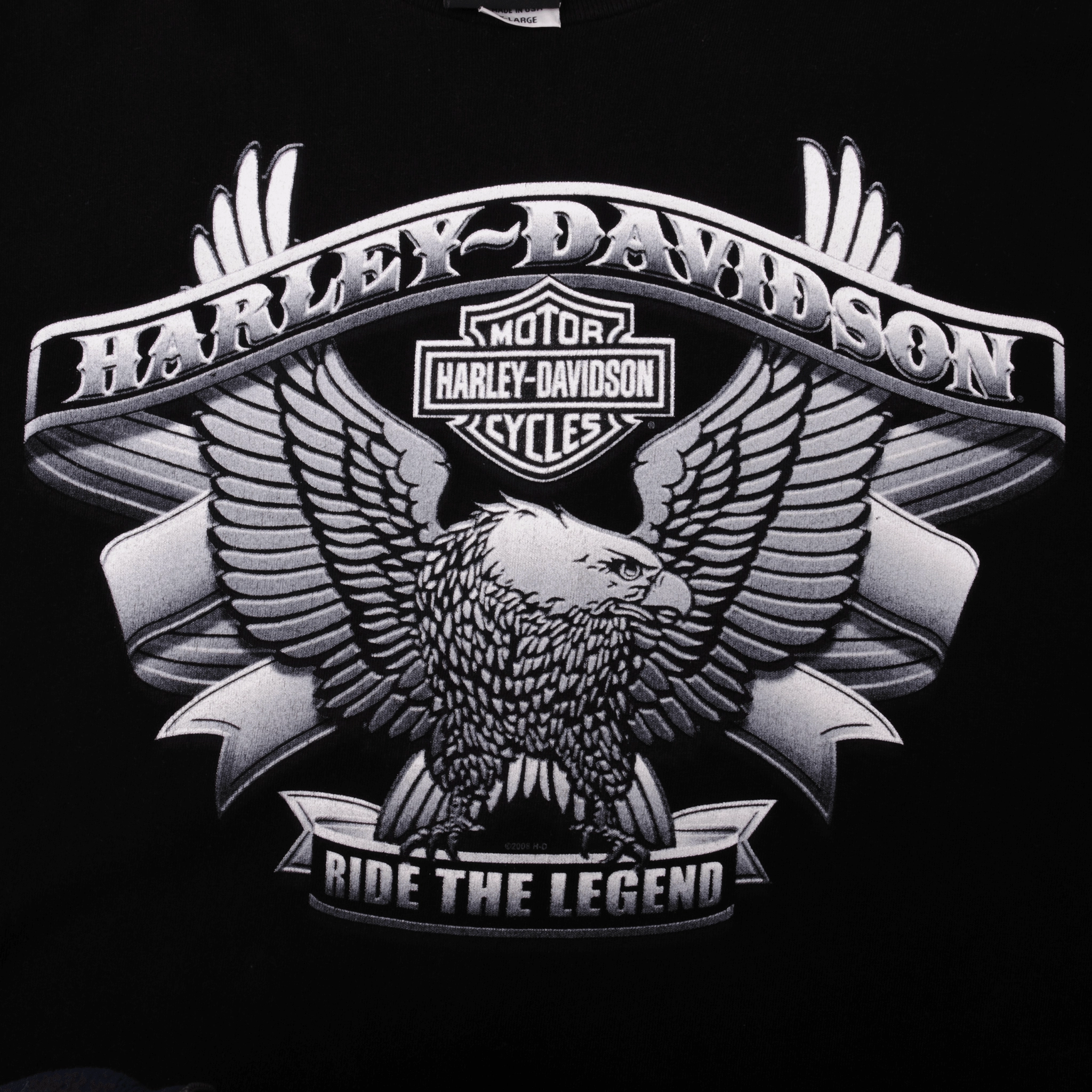 VINTAGE HARLEY DAVIDSON 2008 TEE SHIRT SIZE XL MADE IN USA