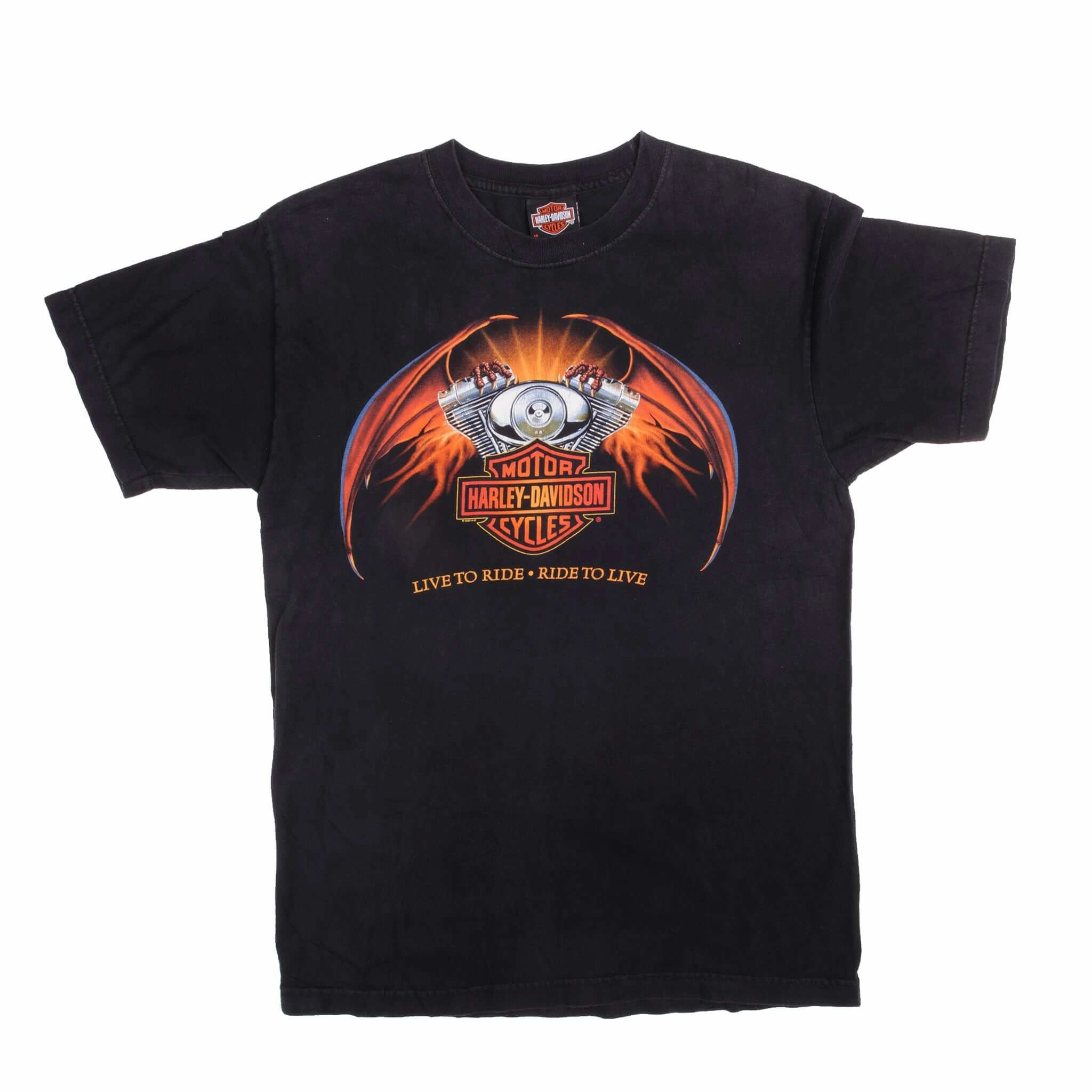 VINTAGE HARLEY DAVIDSON TEE SHIRT SIZE MEDIUM 2000S