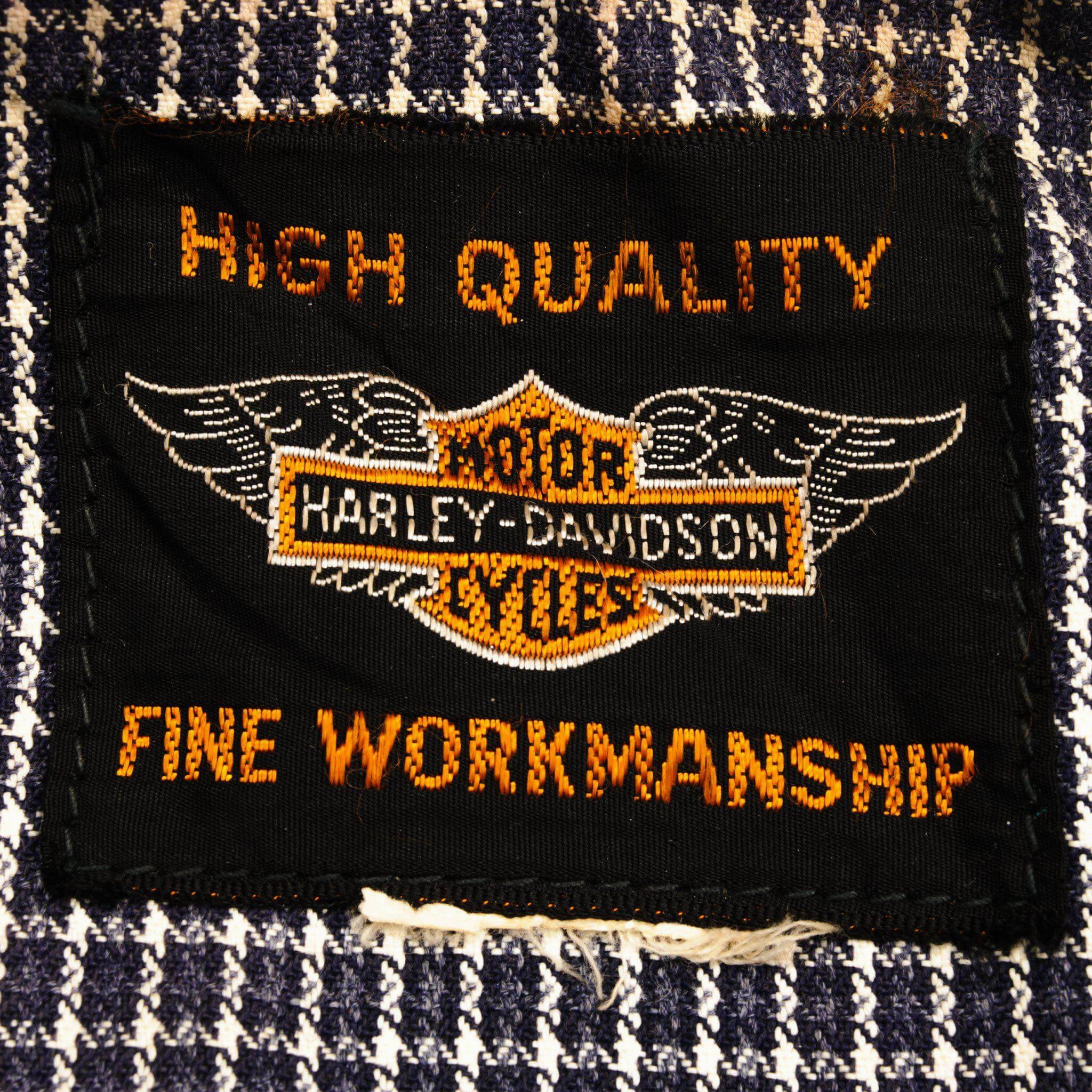 VINTAGE ORIGINAL HARLEY DAVIDSON SPORTSTER JACKET MID 1950S  LARGE MADE USA