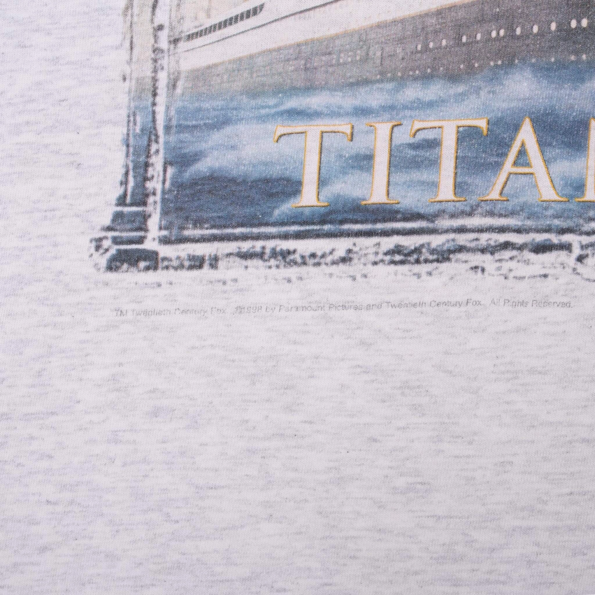 VINTAGE TITANIC MOVIE 1998 TEE SHIRT LARGE