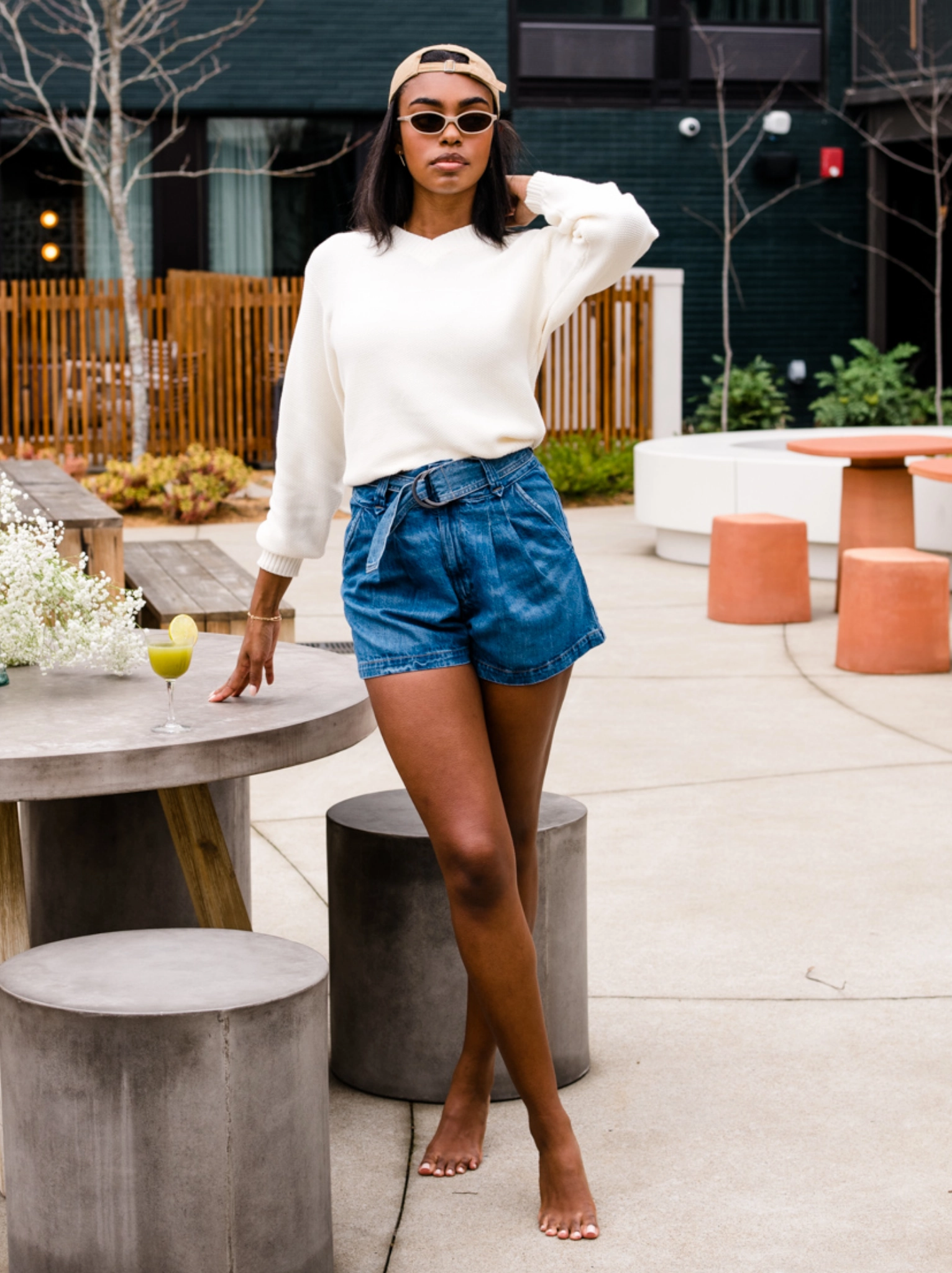 Wanda Denim Short