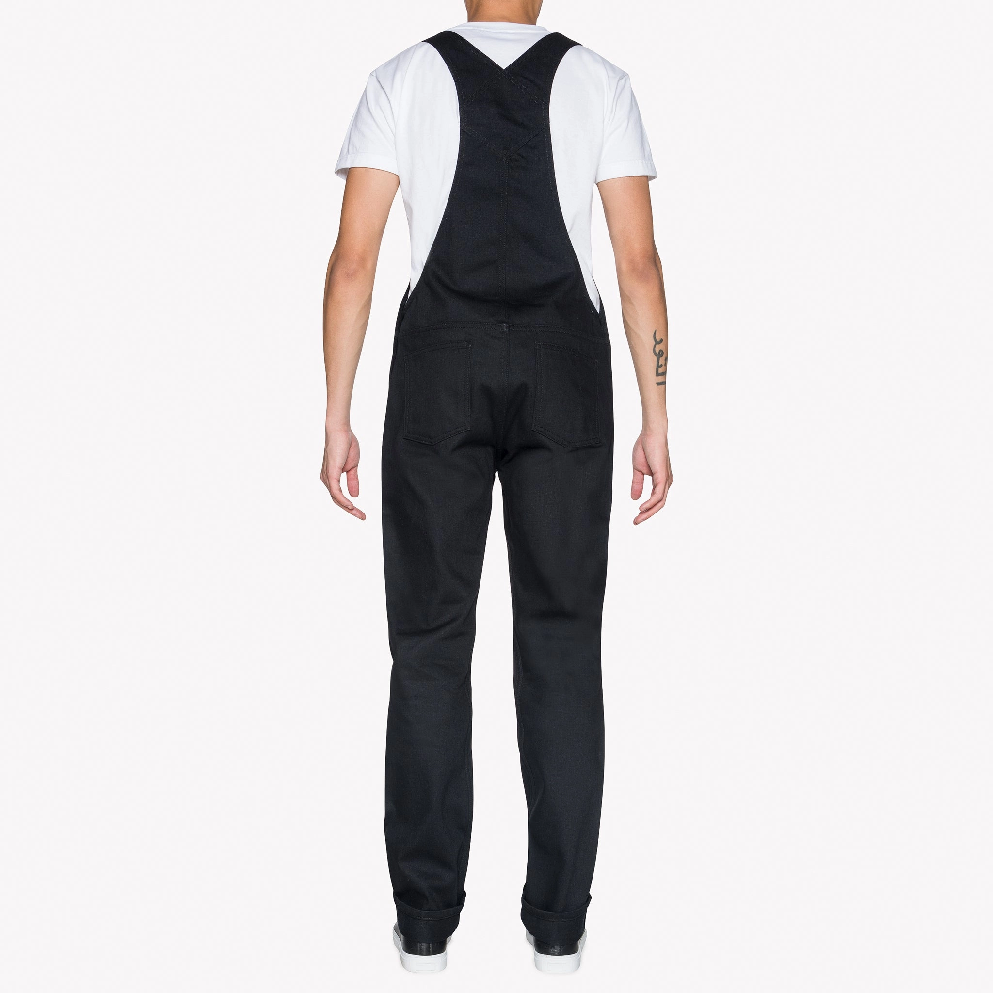 Weird Guy Overalls - Solid Black Selvedge