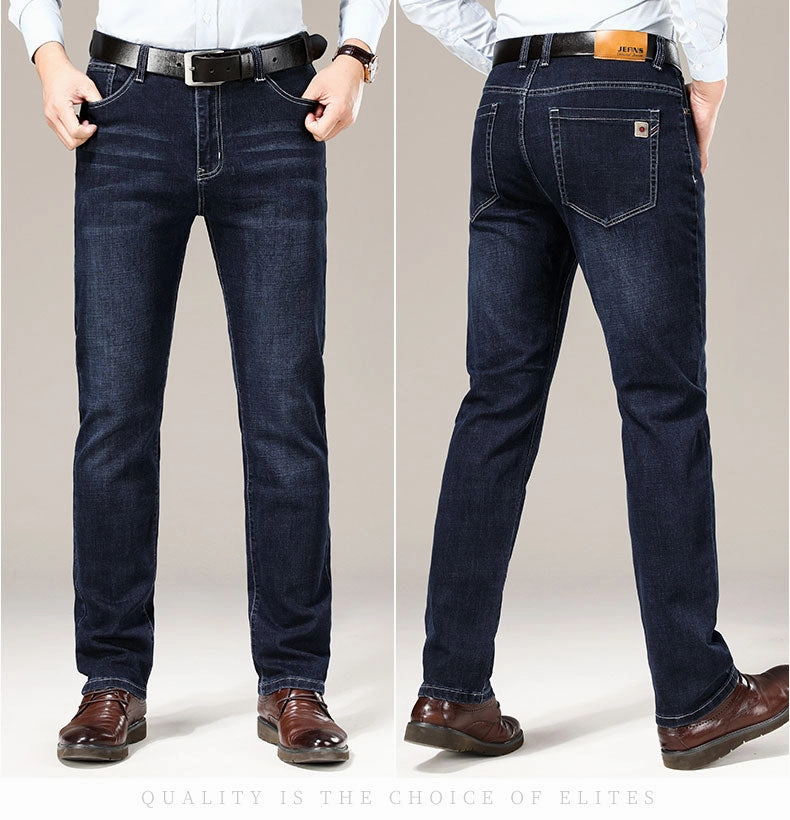West Louis™ Business Fashion Stretch Straight Work Jeans