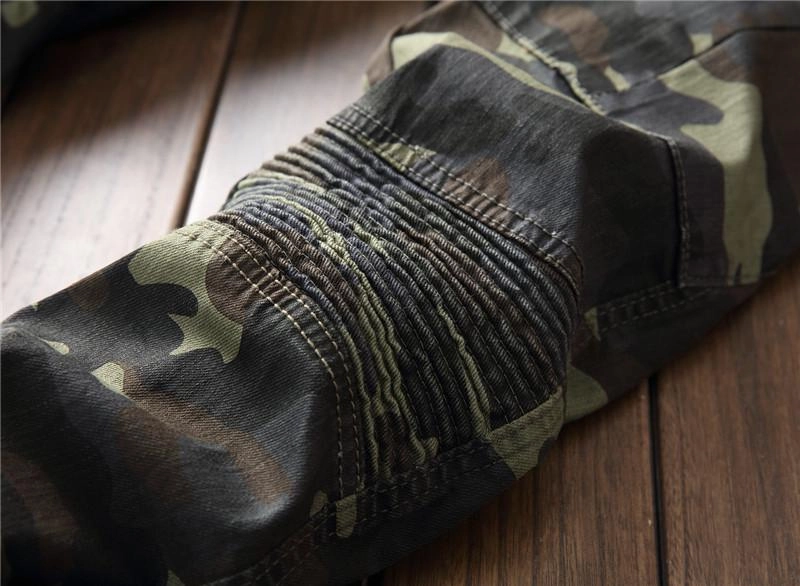 West Louis™ Camo Multi-Pocket Casual Jeans