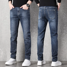 West Louis™ Stretch Slim Fit Fashion Designer Denim Jeans
