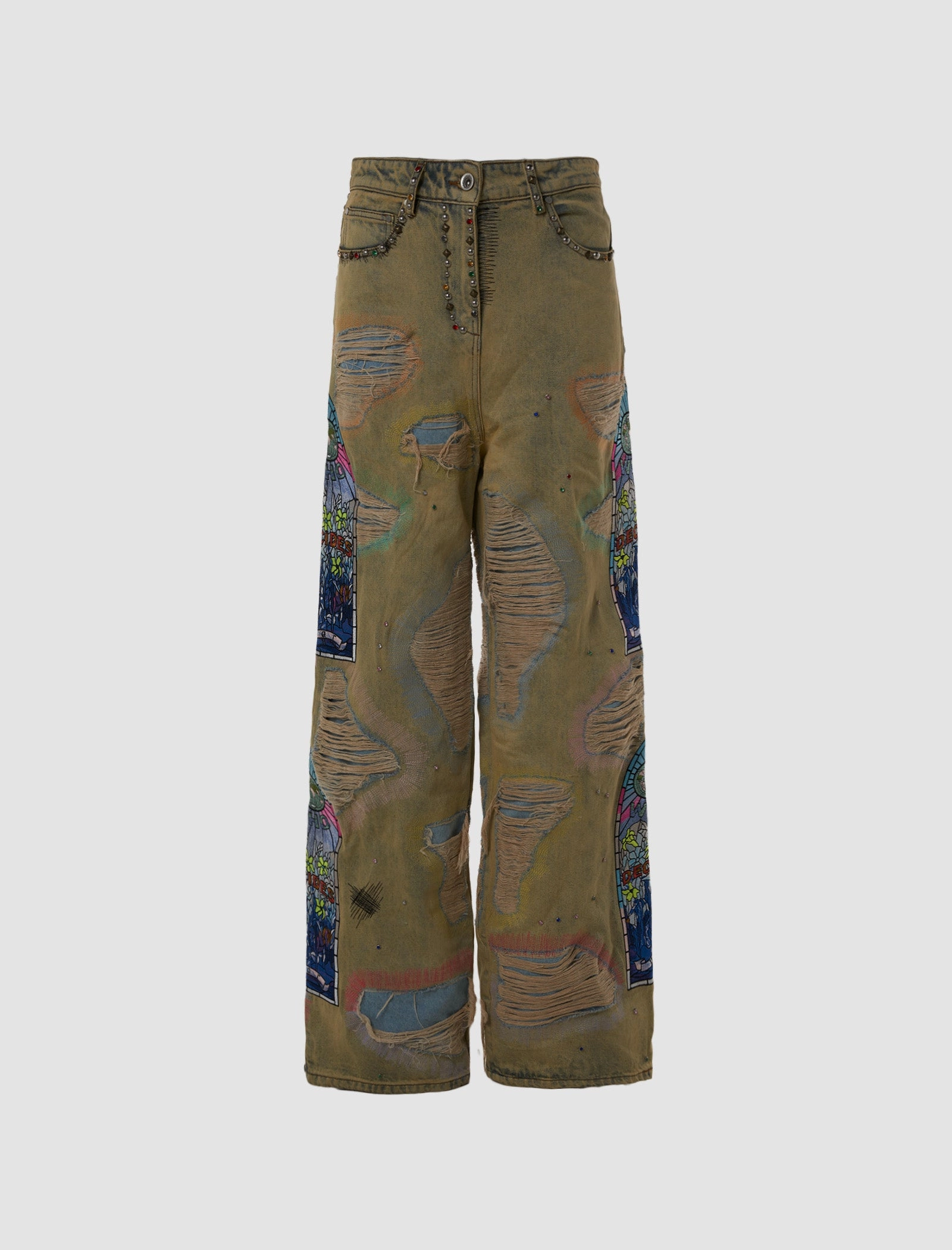 WOMEN'S EMBROIDERED DENIM