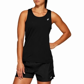Womens ASICS Silver Tank - Performance Black