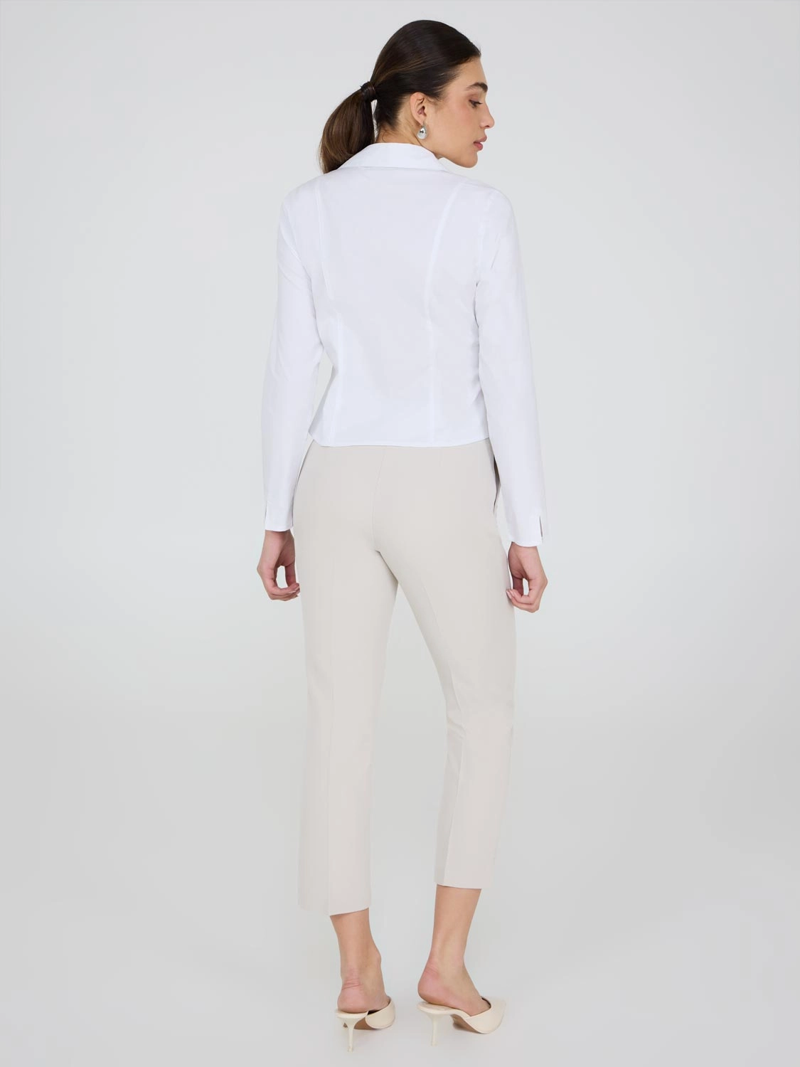 Zip-Front Blouse